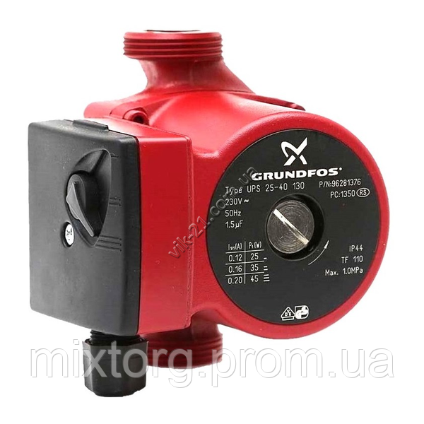 Циркуляційний насос Grundfos UPS 25-40 130.