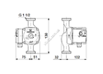 Циркуляційний насос Grundfos UPS 25-40 130.