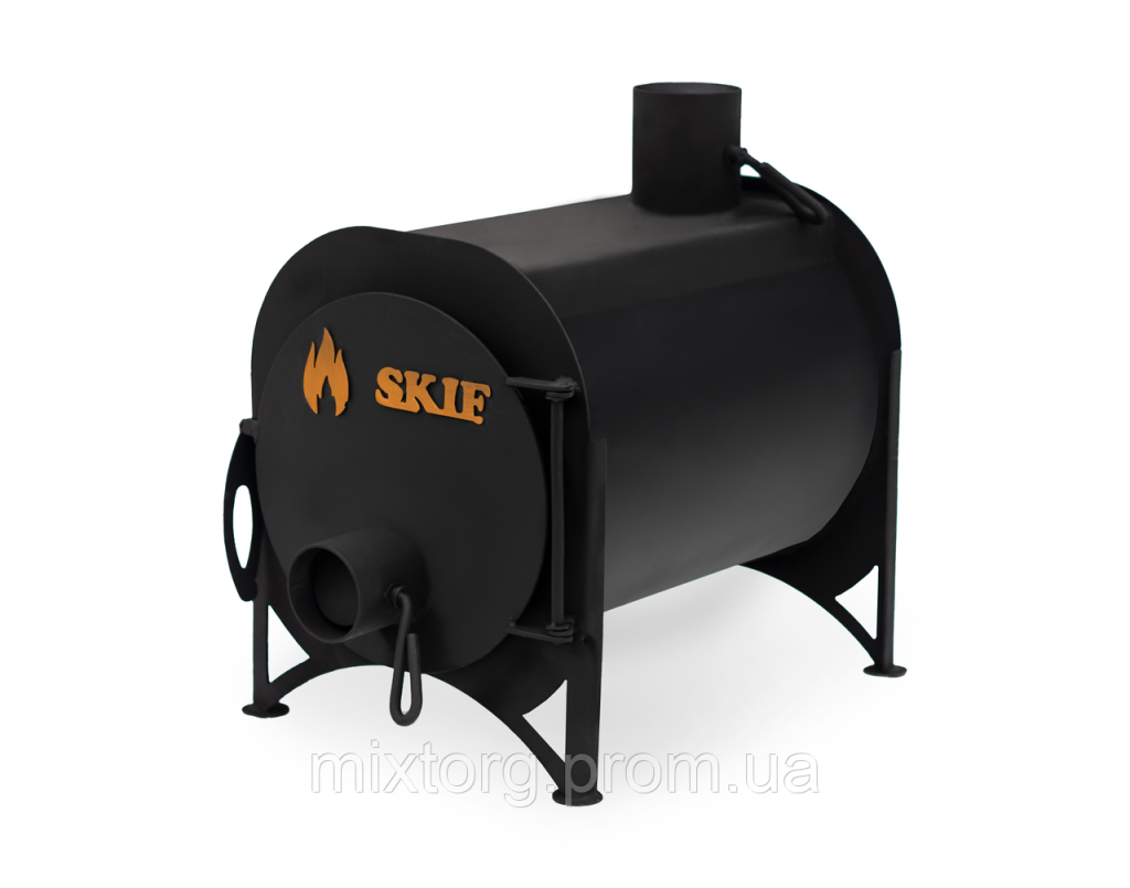 "Піч дров'яна буржуйка Скіф 40 у інтер'єрі"