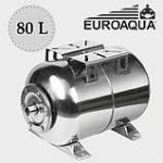 Гідроакумулятор Euroaqua Польща! ЕА 80 Н inox в комплекті.