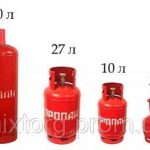 "Балон газовий 27 л. для побутового використання"