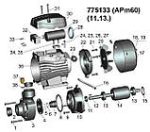 Вихровий насос 0.6кВт Hmax 60м