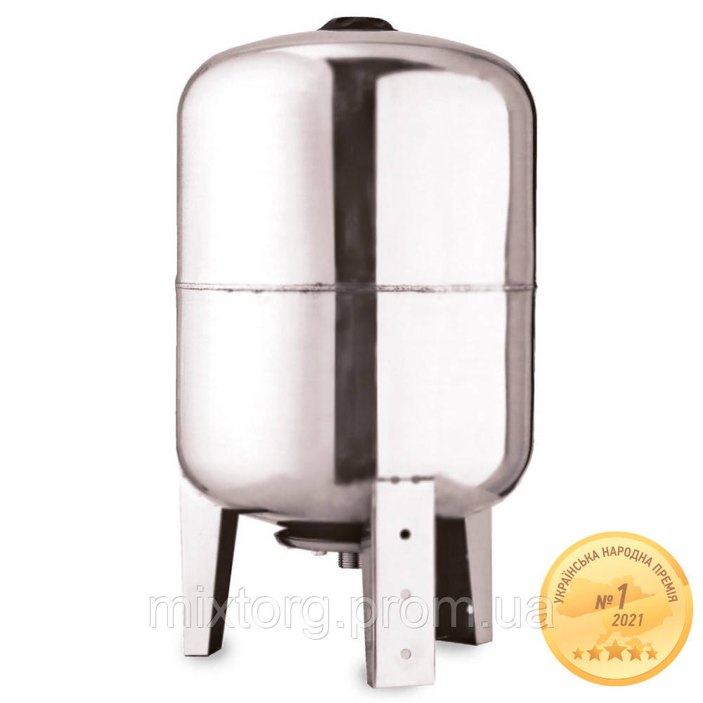 Гідроакумулятор вертикальний 50 л (нерж) AQUATICA.