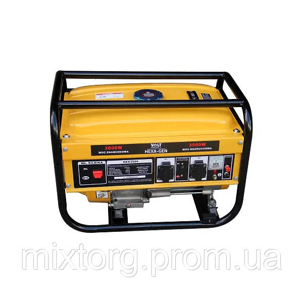 Генератор бензиновий Volt 230 V 3.0/3,5 кВт.