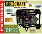 Генератор дизельний Procraft DP55 5 кВт на фоні.