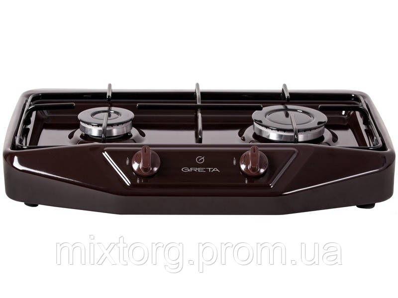 Настільна газова плита GRETA 1103 на дві конфорки.