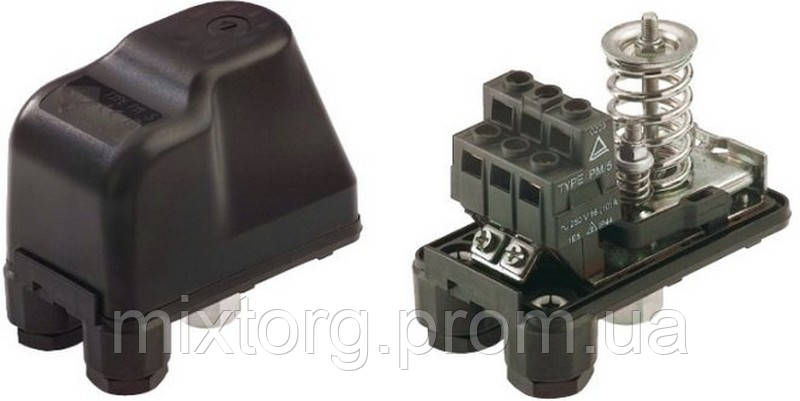 Автоматика PM 5 (реле тиску) для контролю тиску.