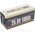 Аккумулятор LiFePO4 Power Queen 25.6V 100Ah, 2560Wh, BMS 100A