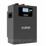 Батарея AXPERT LiFePO4 25.6V 100Ah, 2,56kWh, BMS100A, CAN2.0 / RS232 / RS485, 6000 cycles 300x148x420 23,5 kg