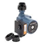 Насос циркуляційний 100Вт Hmax 6м Qmax 75л/хв Ø1 1/2" 180мм+гайки Ø1" WETRON (774532) - Зображення 2