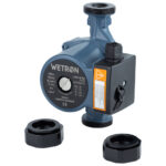 Насос циркуляційний 65Вт Hmax 4м Qmax 63л/хв Ø1 1/2" 180мм + гайки Ø1" WETRON (774512) - Зображення 5