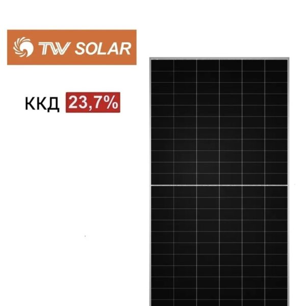 Сонячна батарея 640 Вт N-type, Dual-glass Bifacial, TWMNH-66HD640W, cable 400/200 mm, Tongwei